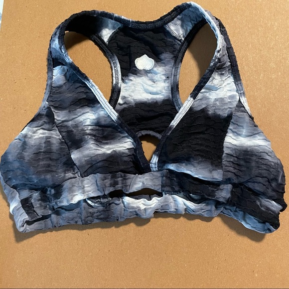 BOOTY BY BRABANTS Tie Dye Top Black & White - Picture 3 of 4